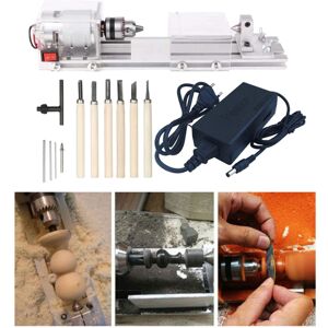 Unbranded Mini Wood Lathe Machine DIY Woodworking Mini Lathe Beads Polisher Machine Unbranded Mini Wood Lathe Machine DIY Woodworking Mini Lathe Beads Polisher Machine