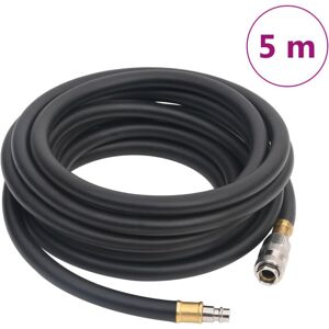 (5 m, with coupler) vidaXL Hybrid Air Hose Compressor Hose Pneumatic Hose Black (5 m, with coupler) vidaXL Hybrid Air Hose Compressor Hose Pneumatic Hose Black