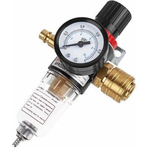Unbranded 1/4, 1/4 Air Regulator - Air Filter - Moisture Compressor - Water and Oil Separa Unbranded 1/4, 1/4 Air Regulator - Air Filter - Moisture Compressor - Water and Oil Separa