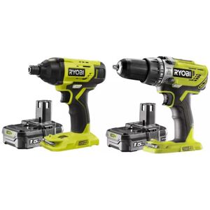 REFURBISHED Ryobi R18PDID2-215S 18V ONE+ Cordless Drilling & Driving Starter Kit REFURBISHED Ryobi R18PDID2-215S 18V ONE+ Cordless Drilling & Driving Starter Kit