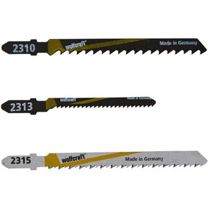 wolfcraft Professional Jigsaw Blade Set for Woodworking, 6Pcs wolfcraft Professional Jigsaw Blade Set for Woodworking, 6Pcs