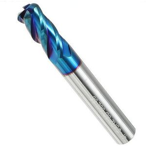 GreenZech Model 8mm Tungsten Carbide End Mill - 4 Flutes, HRC65 GreenZech Model 8mm Tungsten Carbide End Mill - 4 Flutes, HRC65