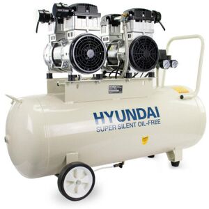 Hyundai HY2150100 100 Litre Silenced Air Compressor 3000W Electric Oil-free 4hp Hyundai HY2150100 100 Litre Silenced Air Compressor 3000W Electric Oil-free 4hp