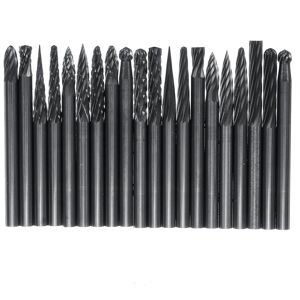 Unbranded 20Pcs 3x3mm Carbide YG8 Tungsten Steel Power Drill Bits Rotary File Engraving To Unbranded 20Pcs 3x3mm Carbide YG8 Tungsten Steel Power Drill Bits Rotary File Engraving To
