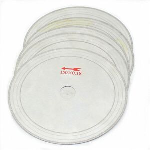 Unbranded 10Pcs 6 Inch 0.43mm Super-Thin Diamond Lapidary Saw Blades 150mmx20mm Gems Cutti Unbranded 10Pcs 6 Inch 0.43mm Super-Thin Diamond Lapidary Saw Blades 150mmx20mm Gems Cutti
