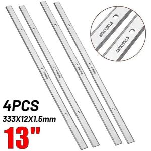 Unbranded 4pc 13''-1/2'' Hss Portable Planer Blades For Metabo Dh330 Dh316 Double Edge Set Unbranded 4pc 13''-1/2'' Hss Portable Planer Blades For Metabo Dh330 Dh316 Double Edge Set