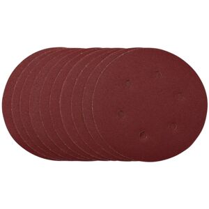 Draper Sanding Discs, 150mm, Hook & Loop, 120 Grit, (Pack of 10) Draper Sanding Discs, 150mm, Hook & Loop, 120 Grit, (Pack of 10)