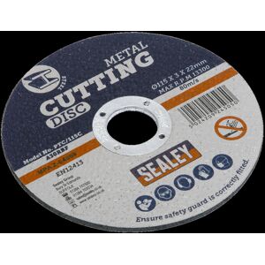 Sealey Cutting Disc Ø115 x 3mm 22mm Bore Sealey Cutting Disc Ø115 x 3mm 22mm Bore