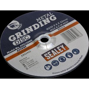 Sealey Grinding Disc Ø230 x 6mm Ø22mm Bore Sealey Grinding Disc Ø230 x 6mm Ø22mm Bore