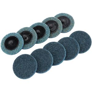 Draper Polycarbide Abrasive Pads, 50mm, Fine (Pack of 10) Draper Polycarbide Abrasive Pads, 50mm, Fine (Pack of 10)