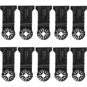 Unbranded Compatible MultiTool Blade Set Bosch Fein Milwaukee Makita 45mm 10pc Unbranded Compatible MultiTool Blade Set Bosch Fein Milwaukee Makita 45mm 10pc