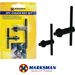 Taurus-Web-Tech Marksman 2x Chuck Key Set – Hardened Steel, Fits 10mm & 13mm Chucks for Drills & Taurus-Web-Tech Marksman 2x Chuck Key Set – Hardened Steel, Fits 10mm & 13mm Chucks for Drills &