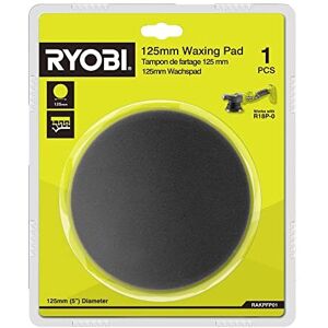 Ryobi RAKPFP01 125mm Waxing Pad for R18P-0 (Single), Yellow Ryobi RAKPFP01 125mm Waxing Pad for R18P-0 (Single), Yellow