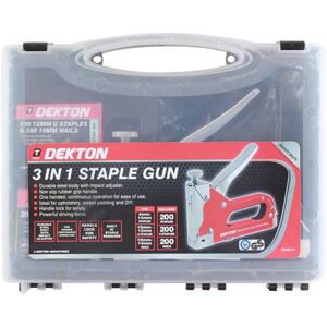 Dekton - 3-in-1 Heavy Duty - 10-12-14 mm - 600 staples - Nail Gun Dekton - 3-in-1 Heavy Duty - 10-12-14 mm - 600 staples - Nail Gun