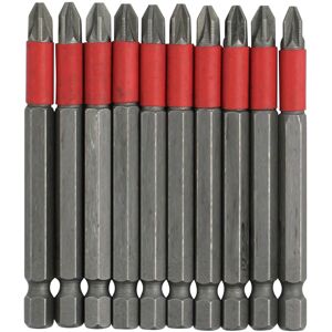 Dekton 10pc 75mm Non Slip Pz2 Screwdriver Pozi Drill Bit Set For Power Tool Dekton 10pc 75mm Non Slip Pz2 Screwdriver Pozi Drill Bit Set For Power Tool