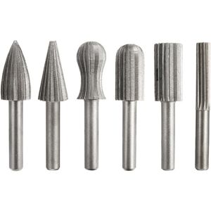 GreenZech 6pcs 6mm 1/4 Inch Shank High Speed Steel Rotary File Burrs Bit Grinder Head Carv GreenZech 6pcs 6mm 1/4 Inch Shank High Speed Steel Rotary File Burrs Bit Grinder Head Carv