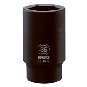 DeWalt Metric Deep Impact Socket, 6-Point, 3/4 In. Drive, 35mm - DWMT75149OSP DeWalt Metric Deep Impact Socket, 6-Point, 3/4 In. Drive, 35mm - DWMT75149OSP