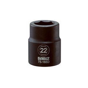 DeWalt Metric Impact Socket, 6-Point, 3/4 In. Drive, 22mm - DWMT75165OSP DeWalt Metric Impact Socket, 6-Point, 3/4 In. Drive, 22mm - DWMT75165OSP