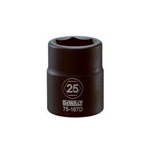 DeWalt Metric Impact Socket, 6-Point, 3/4 In. Drive, 25mm - DWMT75167OSP DeWalt Metric Impact Socket, 6-Point, 3/4 In. Drive, 25mm - DWMT75167OSP