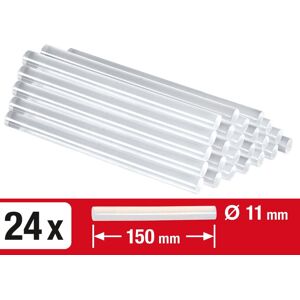 Einhell Glue Sticks for Hot Glue Gun DIY Repair Bonding Adhesive 150x11mm 24pcs Einhell Glue Sticks for Hot Glue Gun DIY Repair Bonding Adhesive 150x11mm 24pcs