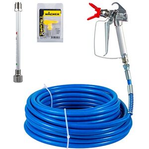 VEVOR Airless Paint Spray Hose Kit, 50ft 3600psi High-Pressure Fiber Tube with 8" Exte VEVOR Airless Paint Spray Hose Kit, 50ft 3600psi High-Pressure Fiber Tube with 8" Exte