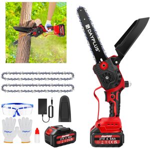 YouseaHome (1x4.0Ah Battery) 8inch Chainsaw Brushless Cordless Chain Saw Cutting Tools for YouseaHome (1x4.0Ah Battery) 8inch Chainsaw Brushless Cordless Chain Saw Cutting Tools for