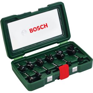Bosch Accessories 12-Piece Hard Metal Router Bit Set (for Wood, Shank ?? 1/4", A Bosch Accessories 12-Piece Hard Metal Router Bit Set (for Wood, Shank ?? 1/4", A