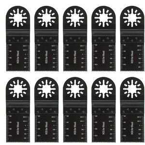 Unbranded (10pcs) 10pcs Universal Oscillating Tools Saw Blades For Wood, Durable High Carb Unbranded (10pcs) 10pcs Universal Oscillating Tools Saw Blades For Wood, Durable High Carb