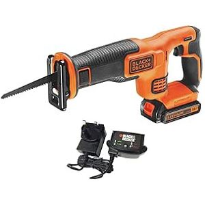 Black & Decker 18V Cordless Reciprocating Saw With Battery & Charger Black & Decker 18V Cordless Reciprocating Saw With Battery & Charger