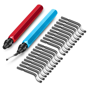 Unbranded 2Pcs Deburring Tool & 20Pcs HSS Blades, Burr Removal Reamer Tool Unbranded 2Pcs Deburring Tool & 20Pcs HSS Blades, Burr Removal Reamer Tool