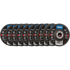 Draper 115MM FLAP DISC 60G ZR 83715 Zirconium Oxide Flap Discs, 115 x 22.23mm Draper 115MM FLAP DISC 60G ZR 83715 Zirconium Oxide Flap Discs, 115 x 22.23mm