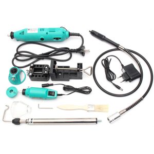 GreenZech 181Pcs Mini Drill Electric Grinder Sanding Polishing Rotary Tool with Accessory GreenZech 181Pcs Mini Drill Electric Grinder Sanding Polishing Rotary Tool with Accessory