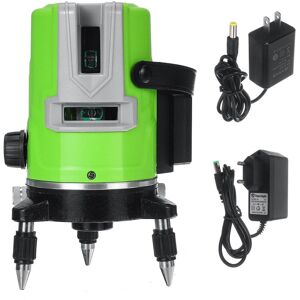 GreenZech (EU Plug) 3D 5 Lines Green Laser Level Self-Leveling 360 Rotary Cross Measuring GreenZech (EU Plug) 3D 5 Lines Green Laser Level Self-Leveling 360 Rotary Cross Measuring