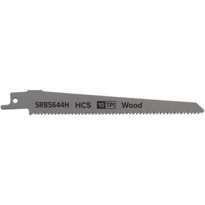 Sealey Reciprocating Saw Blade Clean Wood 150mm 10tpi - Pack of 5 SRBS644H Sealey Reciprocating Saw Blade Clean Wood 150mm 10tpi - Pack of 5 SRBS644H