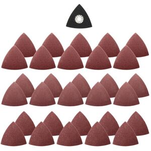 Unbranded 31pcs 60/80/120 Grit Sand Paper with Triangular Sand Disc for Bosch Fein Multima Unbranded 31pcs 60/80/120 Grit Sand Paper with Triangular Sand Disc for Bosch Fein Multima