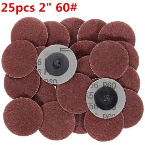 Unbranded 25pcs 2 Inch 60 Grit Roll Lock Sanding Discs R-Type Abrasive Sanding Pads Unbranded 25pcs 2 Inch 60 Grit Roll Lock Sanding Discs R-Type Abrasive Sanding Pads