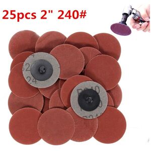 Unbranded 25pcs 2 Inch 240 Grit R-Type Roll Lock Sanding Discs Abrasive Tool Unbranded 25pcs 2 Inch 240 Grit R-Type Roll Lock Sanding Discs Abrasive Tool