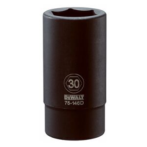 DeWalt Metric Deep Impact Socket, 6-Point, 3/4 In. Drive, 30mm - DWMT75146OSP DeWalt Metric Deep Impact Socket, 6-Point, 3/4 In. Drive, 30mm - DWMT75146OSP