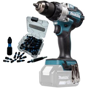 Makita DHP489Z 18v LXT Brushless Combi Hammer Drill Metal Chuck 25pc Torsion Set Makita DHP489Z 18v LXT Brushless Combi Hammer Drill Metal Chuck 25pc Torsion Set