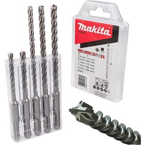 Makita B-59003 Nemesis 2 SDS Plus 5 Piece Drill Bit Set - 5.5mm 6mm 7mm 8mm Makita B-59003 Nemesis 2 SDS Plus 5 Piece Drill Bit Set - 5.5mm 6mm 7mm 8mm