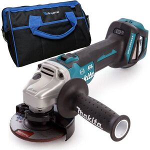 Makita DGA463Z 18v Cordless Brushless 115mm Angle Grinder + Blade - + 16" Bag Makita DGA463Z 18v Cordless Brushless 115mm Angle Grinder + Blade - + 16" Bag