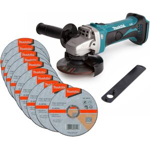 Makita DGA452Z 18v 4.5" 115mm Angle Grinder Li-Ion Bare Unit +10 Thin Fast Discs Makita DGA452Z 18v 4.5" 115mm Angle Grinder Li-Ion Bare Unit +10 Thin Fast Discs