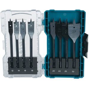 Makita 8 Piece Hex Shank Wood Flat Drill Bit Set +Case 12mm 14 16 18 20 22 25 35 Makita 8 Piece Hex Shank Wood Flat Drill Bit Set +Case 12mm 14 16 18 20 22 25 35