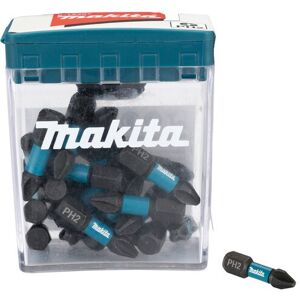 Makita E-12360 25 Piece 25mm Black Screwdriver Impact Rated Bit Set Philips PH2 Makita E-12360 25 Piece 25mm Black Screwdriver Impact Rated Bit Set Philips PH2