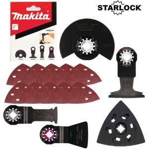 Makita Starlock Multi Tool 15 Piece Floor Set Plunge Segment Blade DTM52 DTM51 Makita Starlock Multi Tool 15 Piece Floor Set Plunge Segment Blade DTM52 DTM51