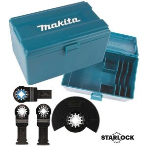 Makita Starlock Multi Tool 4 Piece Plunge Cut Segment Saw Blade 30 50 85mm +Box Makita Starlock Multi Tool 4 Piece Plunge Cut Segment Saw Blade 30 50 85mm +Box