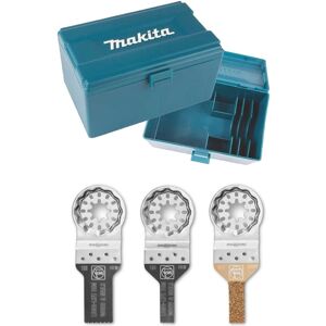 Fein Makita Starlock E-Cut Saw Blade 3PC Multi Tool Mini Combo Set Carbide + Box Fein Makita Starlock E-Cut Saw Blade 3PC Multi Tool Mini Combo Set Carbide + Box