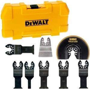 Dewalt 8 Piece Multi Tool Accessory Blade Set Plunge Fast Cut + Toughcase Dewalt 8 Piece Multi Tool Accessory Blade Set Plunge Fast Cut + Toughcase