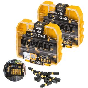 2X Dewalt 25 Piece Impact Extreme PH2 Phillips Screwdriver Bit Set FLEXTORQ Case 2X Dewalt 25 Piece Impact Extreme PH2 Phillips Screwdriver Bit Set FLEXTORQ Case
