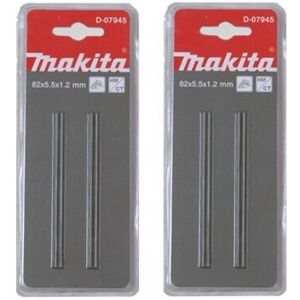 2X Makita D-07945 82mm Reversible TCT Planer Blades Twin Pack -Fits Bosch Dewalt 2X Makita D-07945 82mm Reversible TCT Planer Blades Twin Pack -Fits Bosch Dewalt